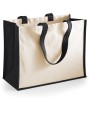 WESTFORDMILL Printers'' jute classic shopper Tote Bag personalisierbar