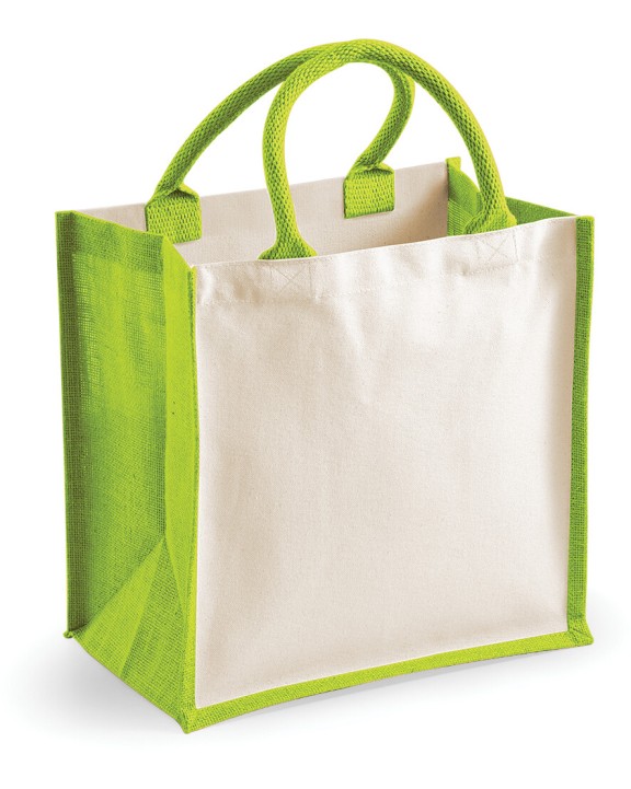 WESTFORDMILL Printers'' midi jute bag Tote Bag personalisierbar