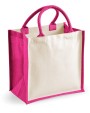 WESTFORDMILL Printers'' midi jute bag Tote Bag personalisierbar