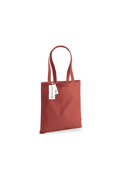 WESTFORDMILL Sac coton bio Earthaware® orange rust personnalisable