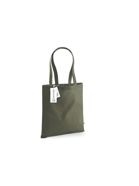 WESTFORDMILL Sac coton bio Earthaware® vert olive personnalisable