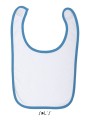 Articles bébés à personnaliser SOL'S Babib blanc/bleu aqua
