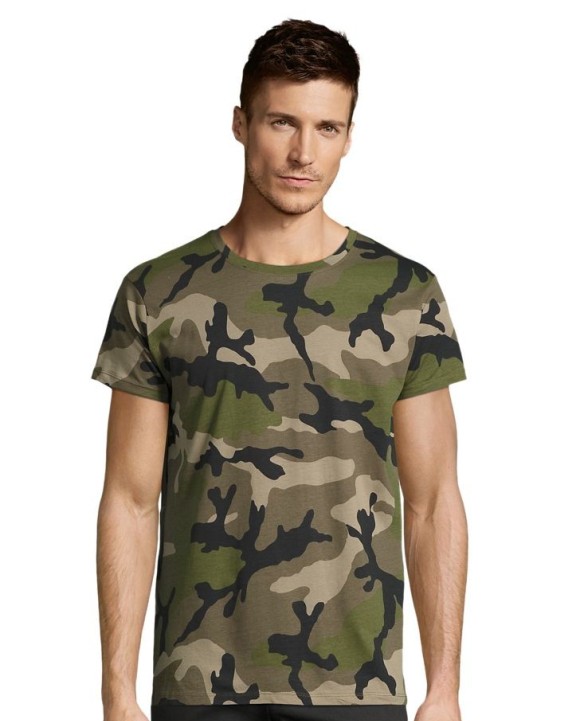 T-shirt SOL'S Camo Men voor bedrukking &amp; borduring