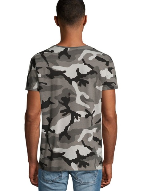 T-Shirts à personnaliser SOL'S Camo Men camo gris