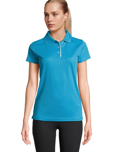 Polos à personnaliser SOL'S Performer Women aqua