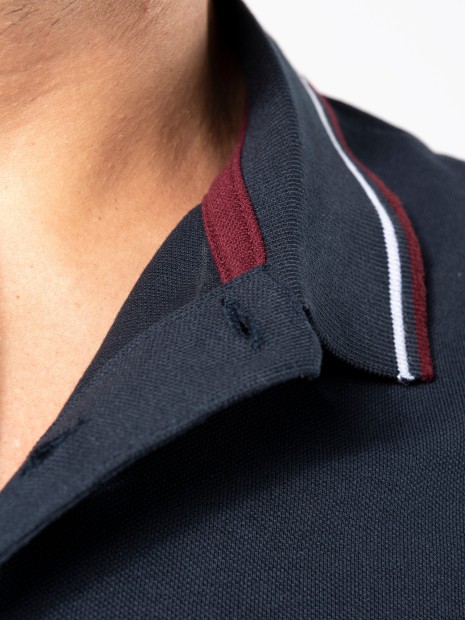 Polos à personnaliser KARIBAN Polo maille piquée manches courtes homme 