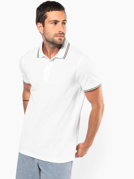 Polos à personnaliser KARIBAN Polo maille piquée manches courtes homme 