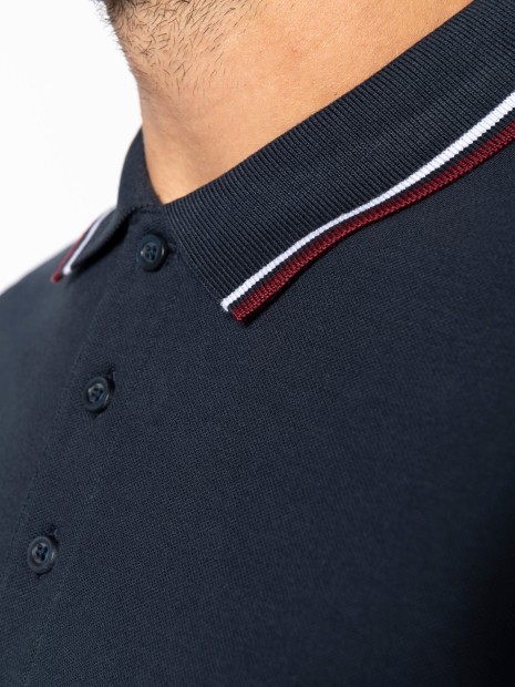 Polos à personnaliser KARIBAN Polo maille piquée manches courtes homme 