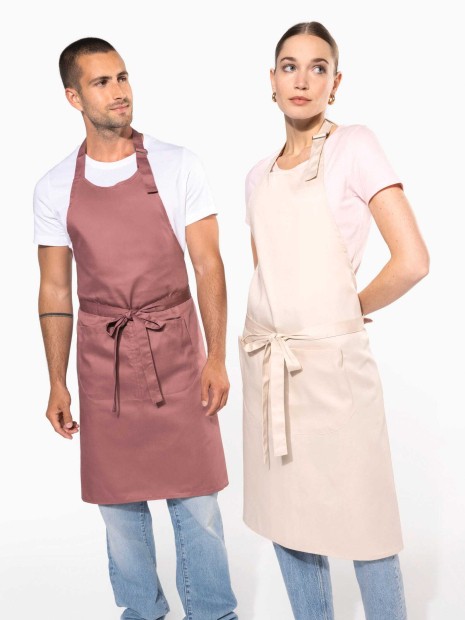 Tabliers à personnaliser KARIBAN Tablier polycoton avec poche 