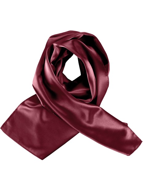 KARIBAN Foulard satiné vin personnalisable