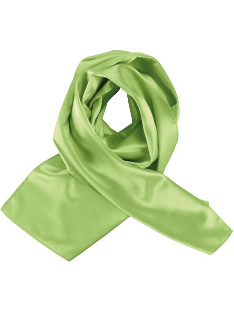 KARIBAN Foulard satiné lime personnalisable