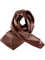 KARIBAN Foulard satiné chocolat personnalisable
