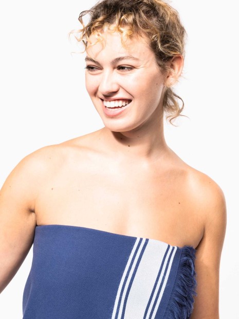 Produits éponges à personnaliser KARIBAN Serviette fouta 