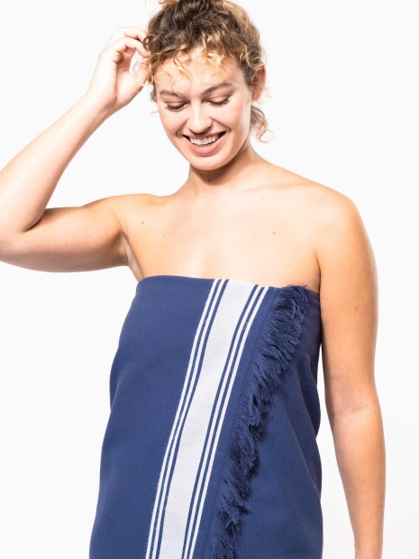 Produits éponges à personnaliser KARIBAN Serviette fouta 