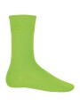 KARIBAN Chaussettes de ville coton lime personnalisable
