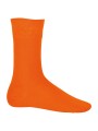 KARIBAN Chaussettes de ville coton orange personnalisable