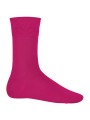 KARIBAN Chaussettes de ville coton FUCHSIA personnalisable