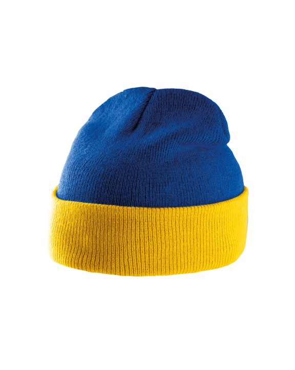 Bonnets personnalisable K-UP Bonnet bicolore avec revers