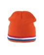 Bonnets personnalisable K-UP Bonnet bande bicolore contrastée