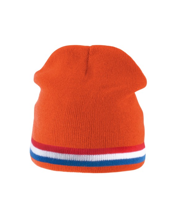 Bonnets personnalisable K-UP Bonnet bande bicolore contrastée