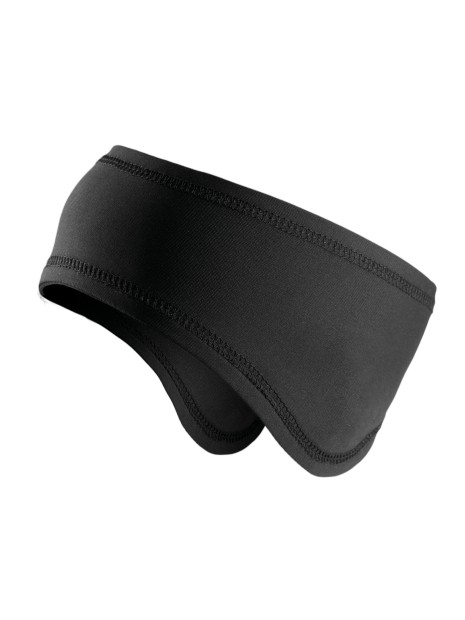 K-UP Bandeau de sport respirant noir personnalisable