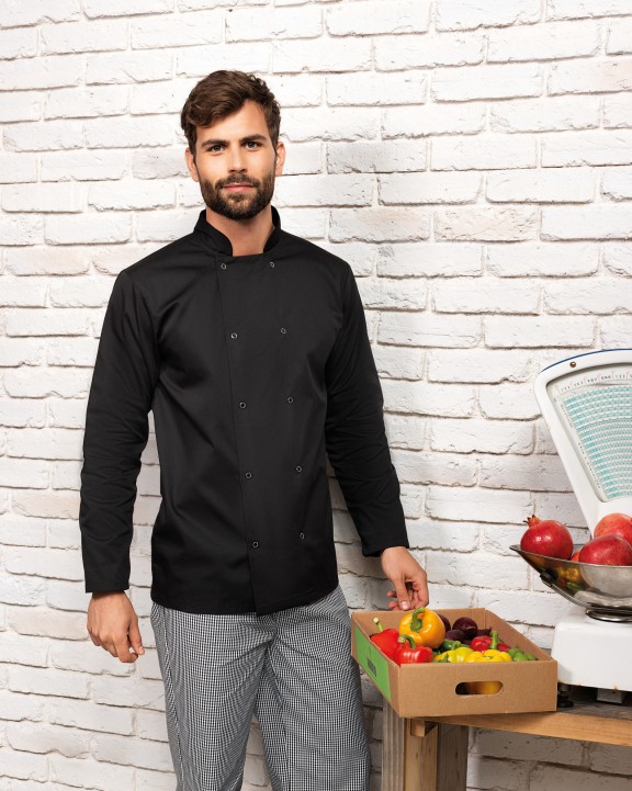 Veste personnalisable PREMIER Veste de cuisine manches longues à boutons pression