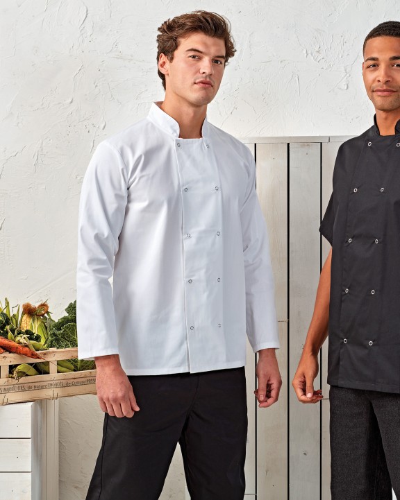 Veste personnalisable PREMIER Veste de cuisine manches longues à boutons pression