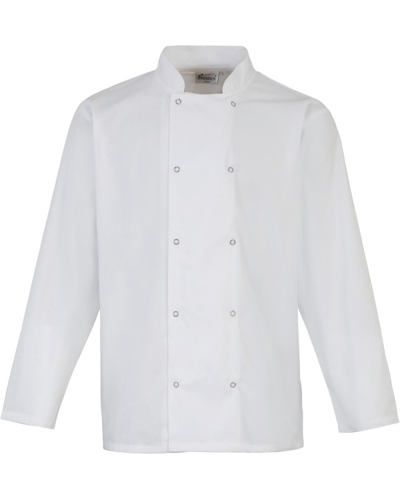 Veste personnalisable PREMIER Veste de cuisine manches longues à boutons pression