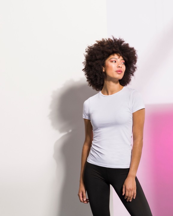T-shirt personnalisable SKINNIFIT T-shirt femme col rond Feel Good