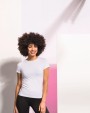 T-shirt personnalisable SKINNIFIT T-shirt femme col rond Feel Good
