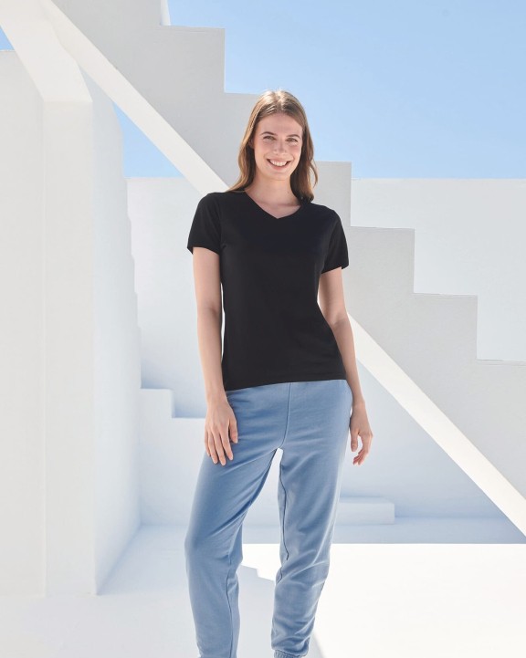 SKINNIFIT Ladies Stretch V-Neck T-Shirt T-Shirt personalisierbar