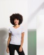SKINNIFIT Ladies Stretch V-Neck T-Shirt T-Shirt personalisierbar