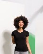 T-shirt personnalisable SKINNIFIT T-shirt femme col v Feel Good