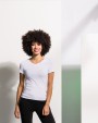 SKINNIFIT Ladies Stretch V-Neck T-Shirt T-Shirt personalisierbar