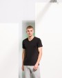 SKINNIFIT Men's Stretch Feel Good V-Neck T-Shirt T-Shirt personalisierbar