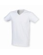 T-shirt SKINNIFIT Men's Stretch Feel Good V-neck T-shirt voor bedrukking &amp; borduring