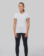 PROACT Damen Kurzarm Sport-T-Shirt. Bi-Material T-Shirt personalisierbar