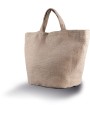 KIMOOD Modische Jutetasche. 100% gefärbtes Naturgarn Tote Bag personalisierbar