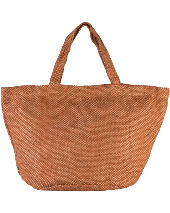 KIMOOD Modische Jutetasche. 100% gefärbtes Naturgarn Tote Bag personalisierbar