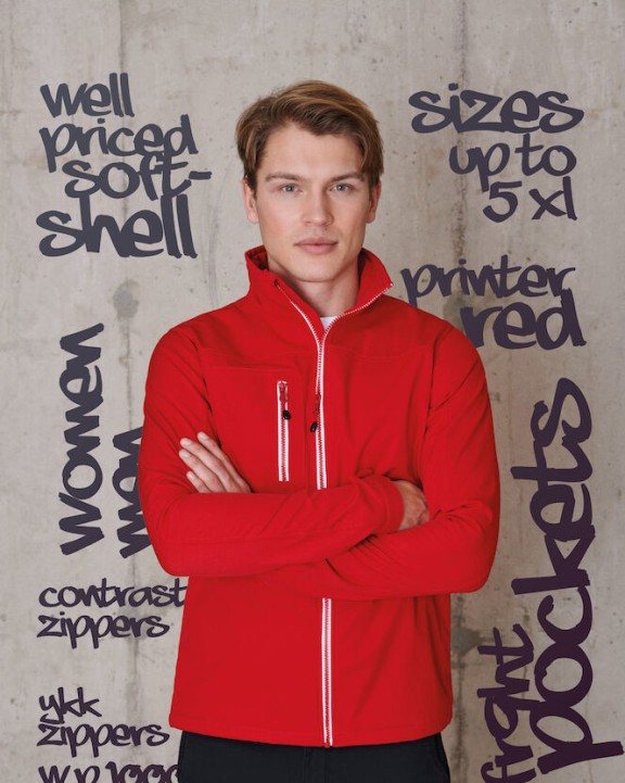 Softshell personnalisable PRINTER Vert
Veste Softshell Hommes
