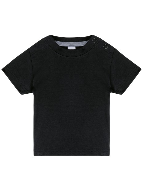 KARIBAN T-shirt manches courtes bébé noir personnalisable