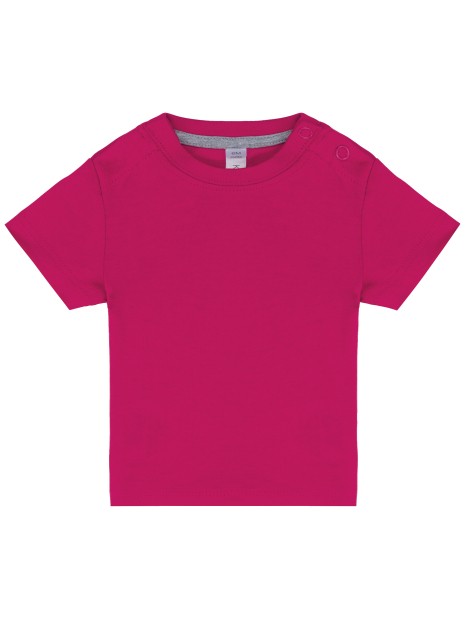 KARIBAN T-shirt manches courtes bébé FUCHSIA personnalisable