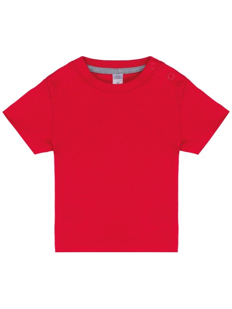 KARIBAN T-shirt manches courtes bébé rouge personnalisable