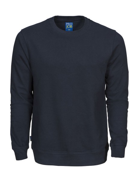 PROJOB 2124 SWEATSHIRT COL ROND bleu marine personnalisable