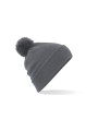 BEECHFIELD ORIGINAL POM POM BEANIE gris graphite personnalisable