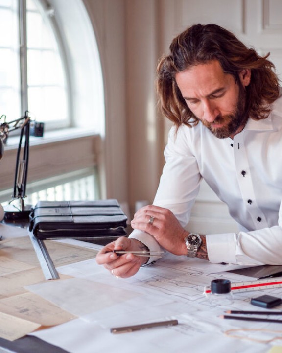 Hemd J. HARVEST & FROST Red Bow 20 
Hemd Slim Fit Heren voor bedrukking &amp; borduring