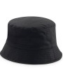 BEECHFIELD REVERSIBLE BUCKET HAT noir/gris clair personnalisable