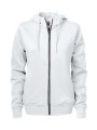 PRINTER Overhead 
Sweatshirt Fullzip Femmes blanc personnalisable