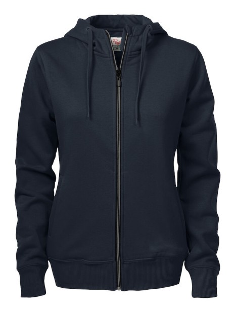 PRINTER Overhead 
Sweatshirt Fullzip Femmes bleu marine foncé personnalisable