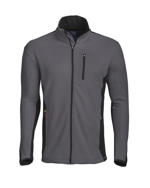Polar Fleece PROJOB 3307 SWEATER MET LANGE RITS voor bedrukking &amp; borduring